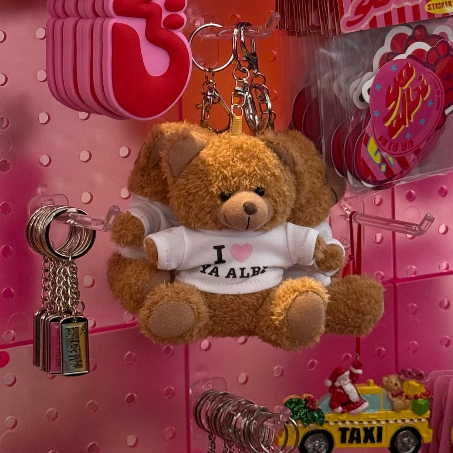 I ❤️ Ya Albi Bear Keychain