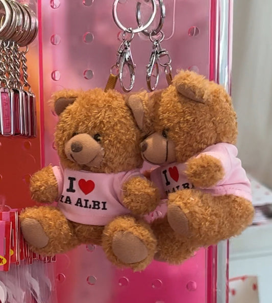 I ❤️ Ya Albi Bear Keychain