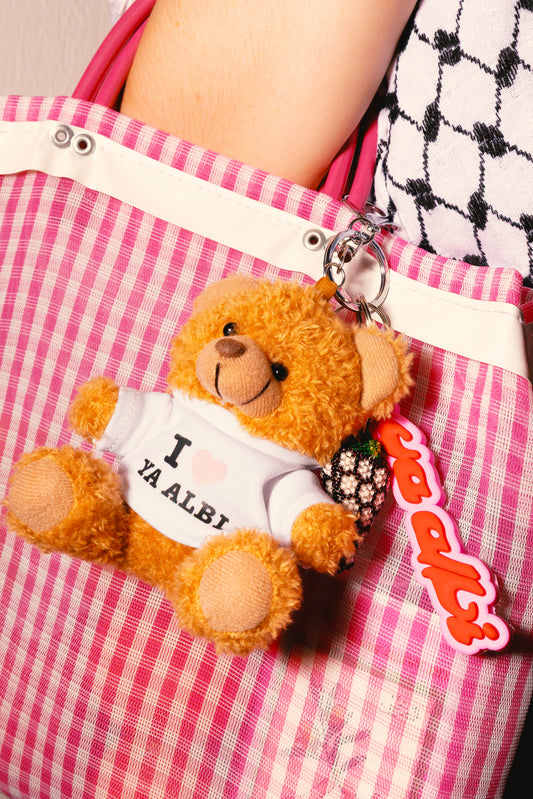 I ❤️ Ya Albi Bear Keychain
